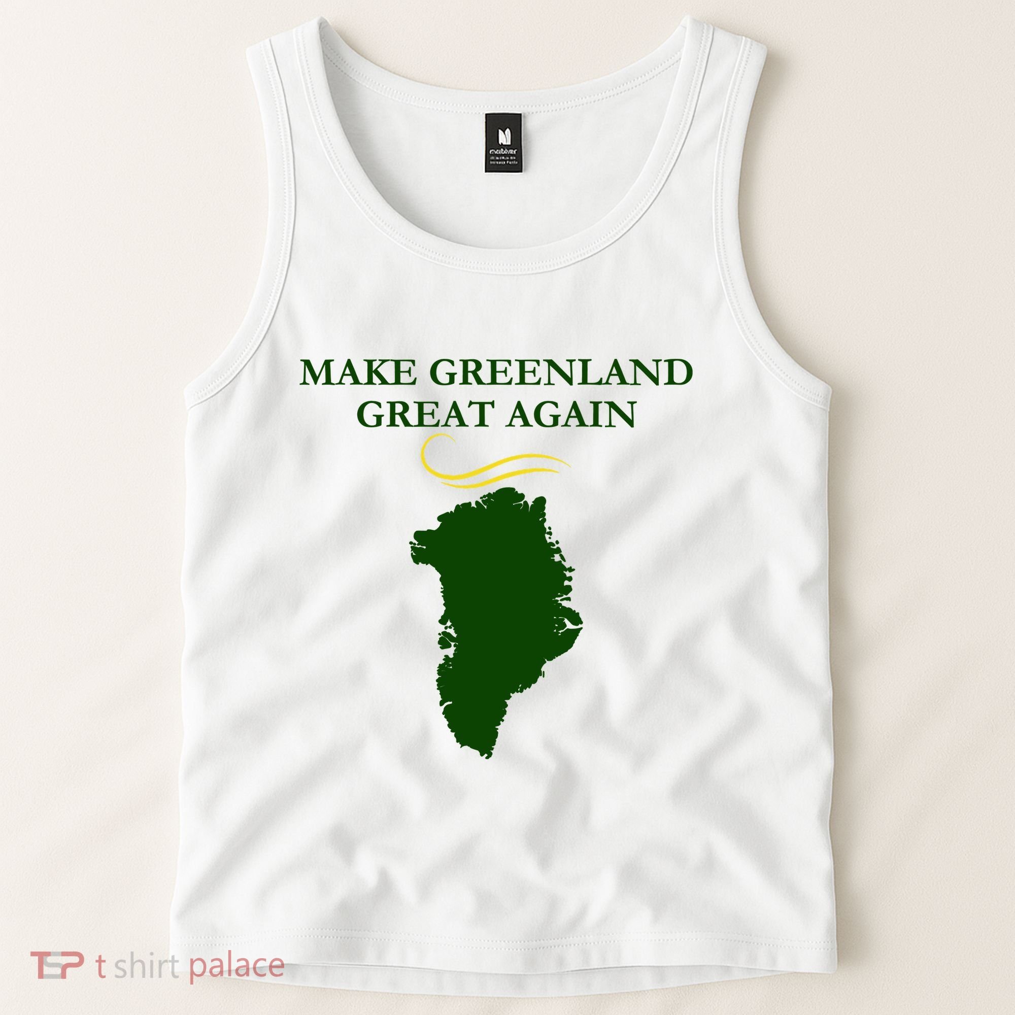Greenland Trump Hair Make Greenland Great Again Tank Top