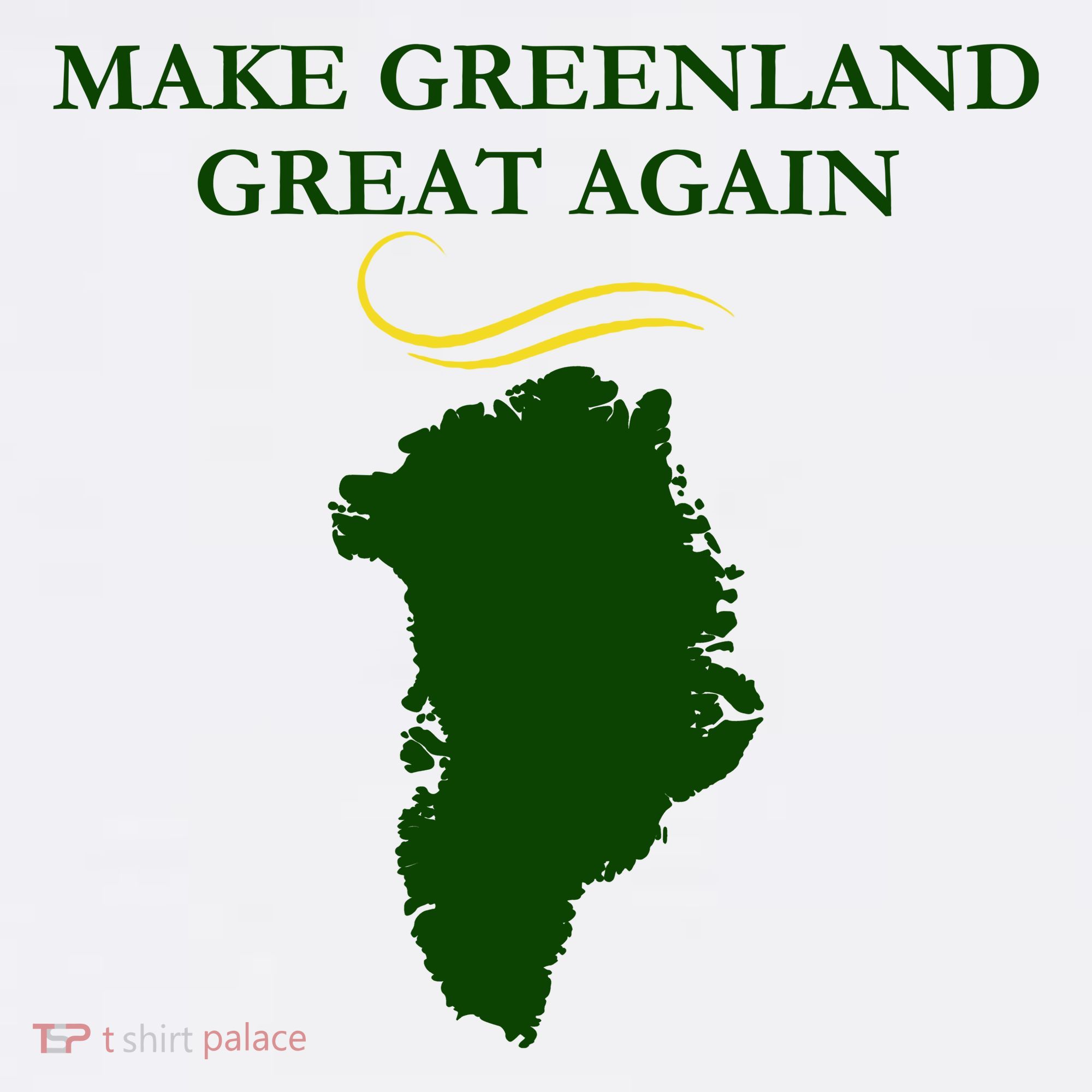 Greenland Trump Hair Make Greenland Great Again Tank Top