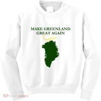 Greenland Trump Hair Make Greenland Great Again Kids Sweatshirt thumb 0