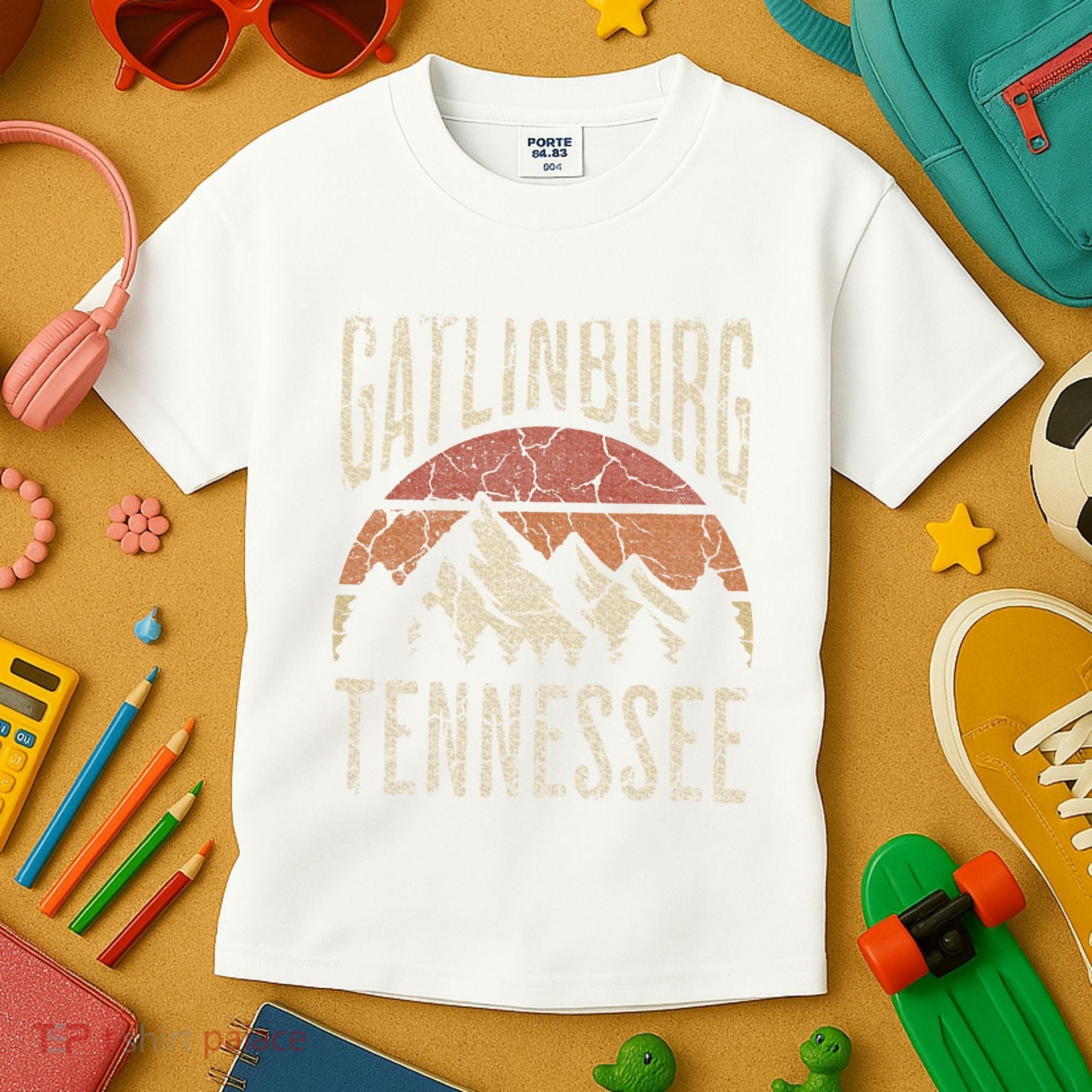 Gatlinburg Tennessee Hiking Outdoors Kids T-Shirt