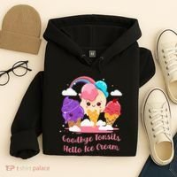 Goodbye Tonsils Hello Ice Cream Tonsillectomy Surgery Hoodie thumb 4