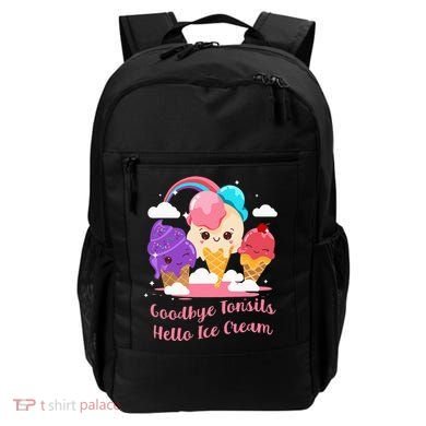 Goodbye Tonsils Hello Ice Cream Tonsillectomy Surgery Backpack