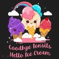 Goodbye Tonsils Hello Ice Cream Tonsillectomy Surgery Beanie thumb 2