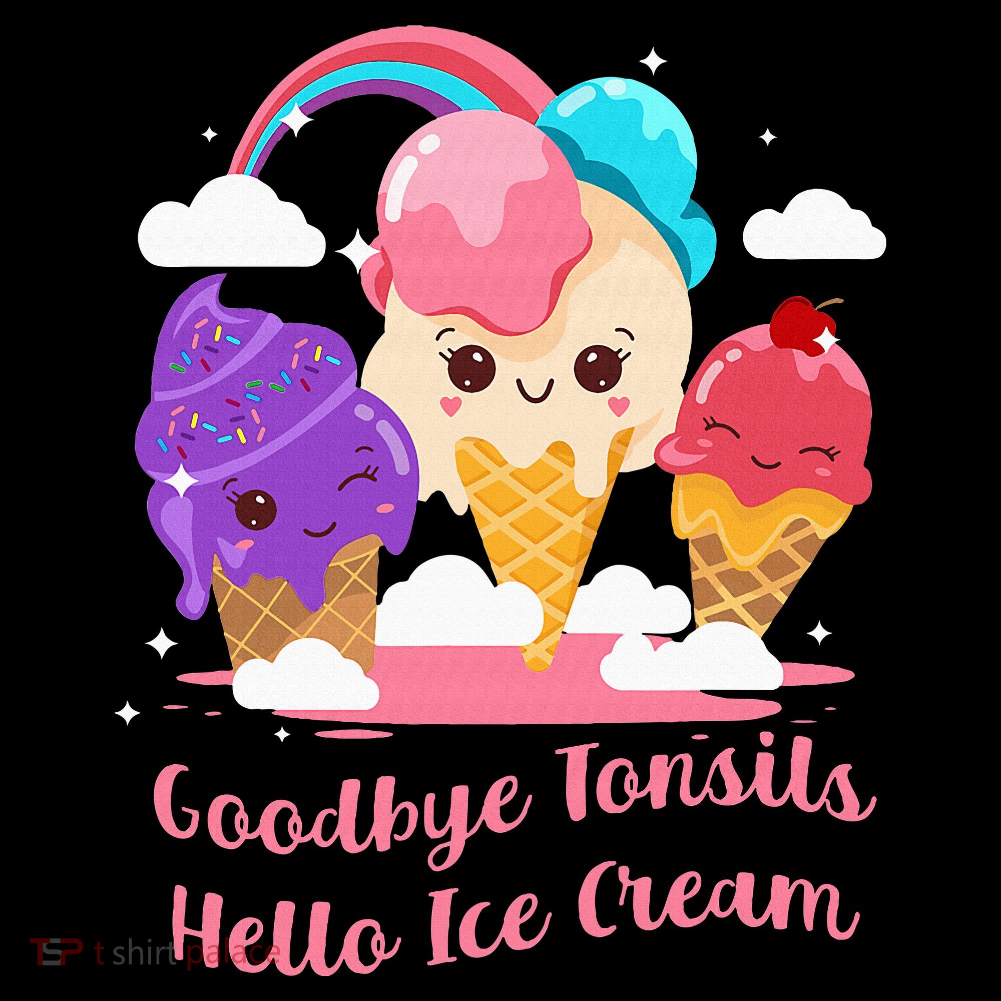 Goodbye Tonsils Hello Ice Cream Tonsillectomy Surgery Pajama Set