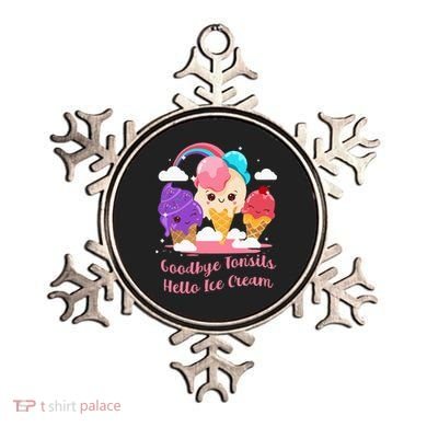 Goodbye Tonsils Hello Ice Cream Tonsillectomy Surgery Ornament