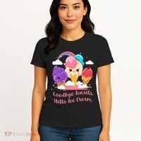 Goodbye Tonsils Hello Ice Cream Tonsillectomy Surgery Women's T-Shirt thumb 4