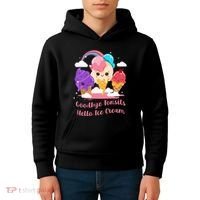 Goodbye Tonsils Hello Ice Cream Tonsillectomy Surgery Kids Hoodie thumb 4