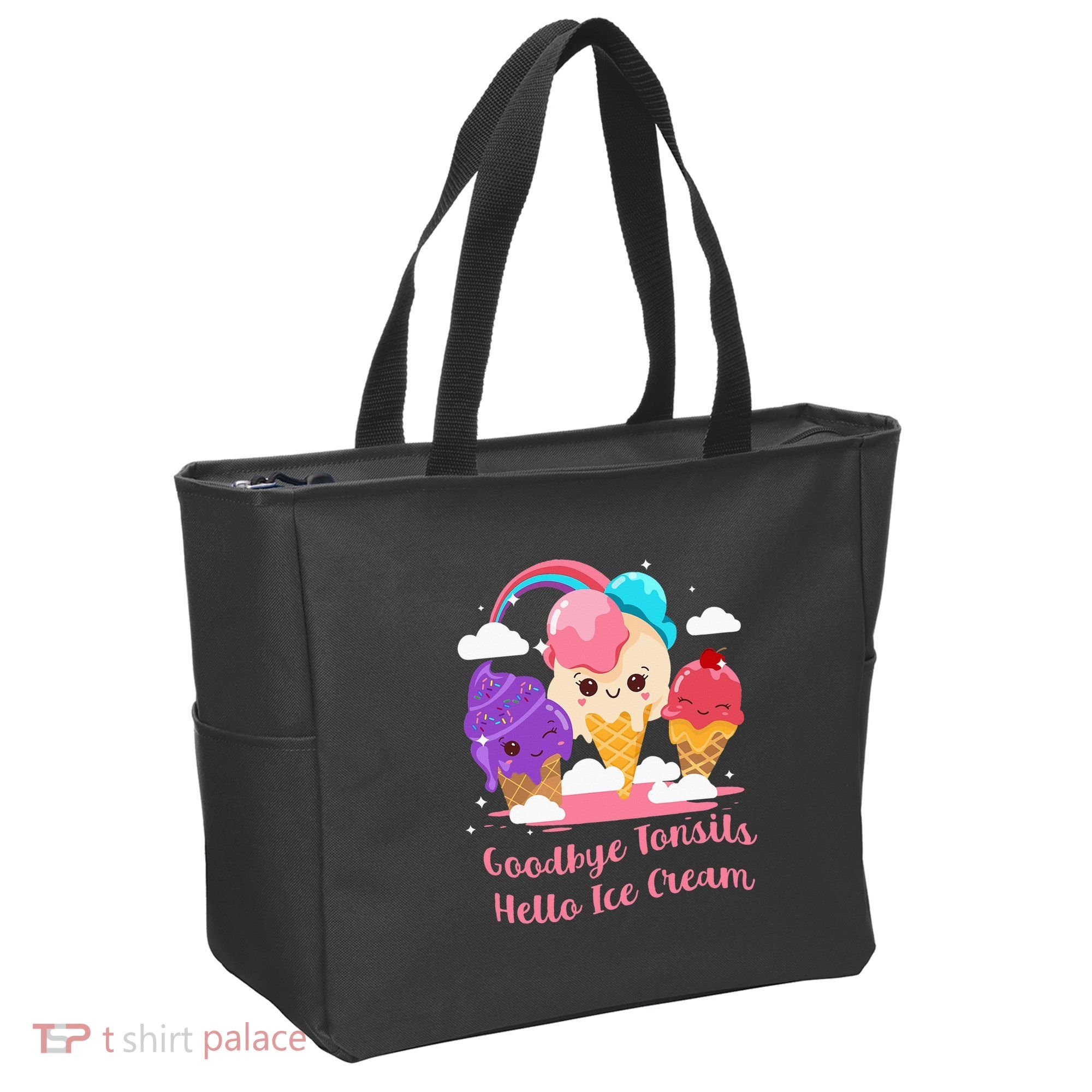 Goodbye Tonsils Hello Ice Cream Tonsillectomy Surgery Tote Bag