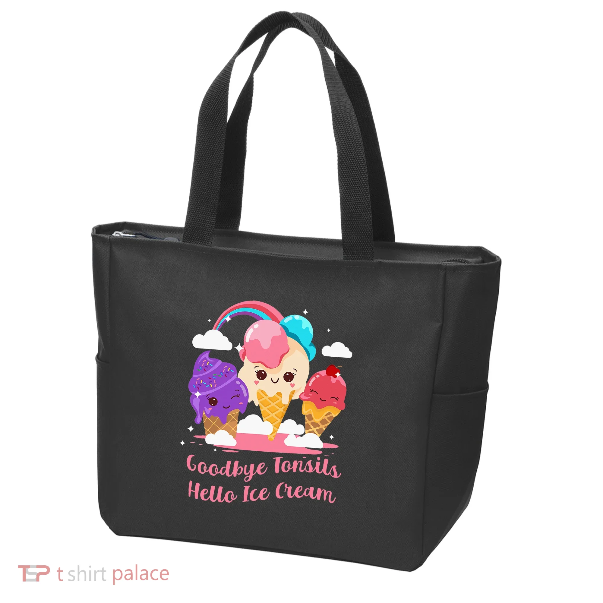 Goodbye Tonsils Hello Ice Cream Tonsillectomy Surgery Tote Bag