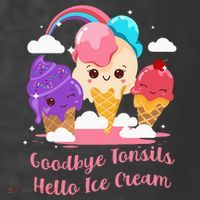 Goodbye Tonsils Hello Ice Cream Tonsillectomy Surgery T-Shirt thumb 5