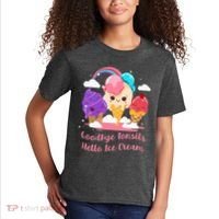 Goodbye Tonsils Hello Ice Cream Tonsillectomy Surgery Kids T-Shirt thumb 2