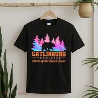Gatlinburg Tennessee Home Of The Black Bear T-Shirt thumb 2