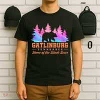 Gatlinburg Tennessee Home Of The Black Bear T-Shirt thumb 6