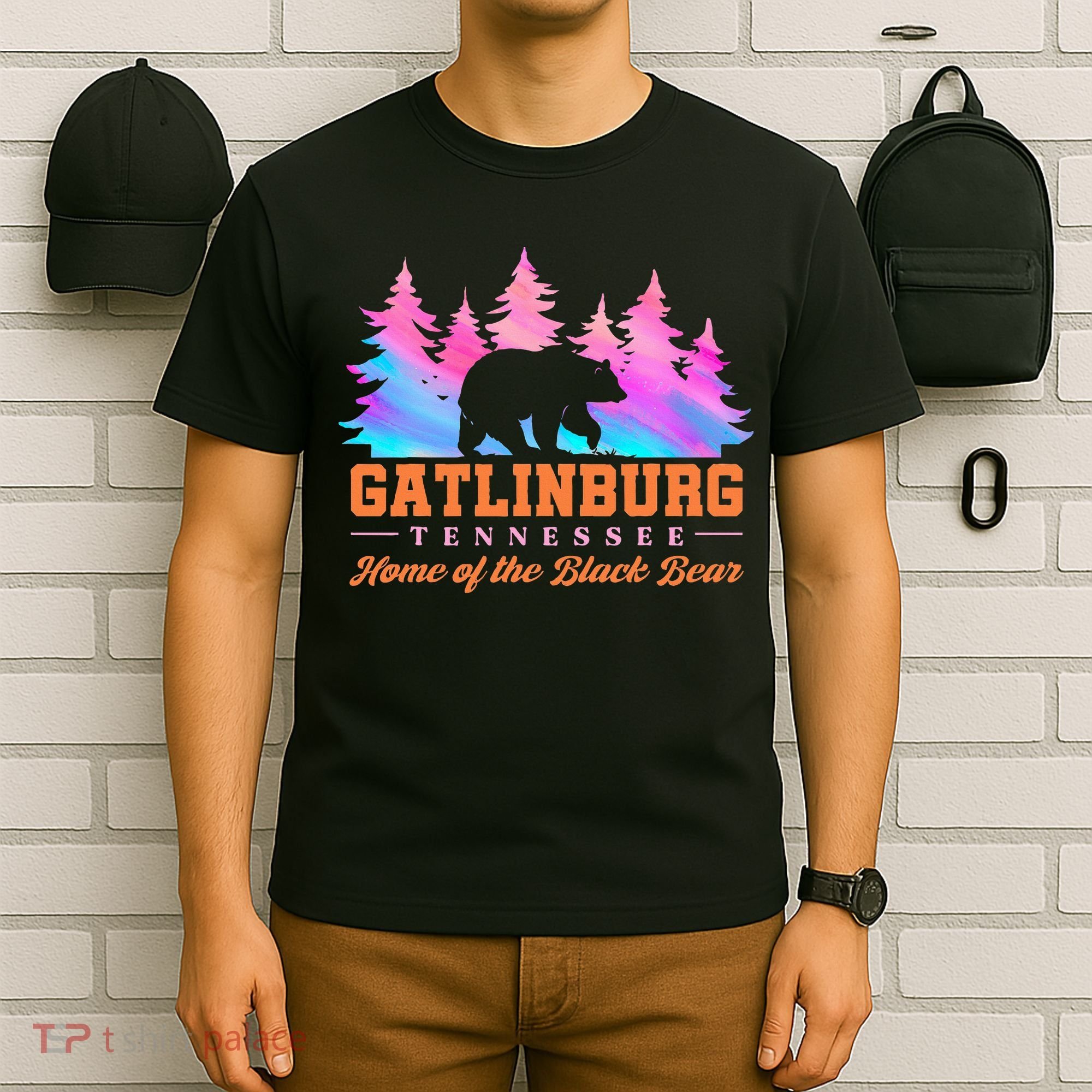 Gatlinburg Tennessee Home Of The Black Bear T-Shirt