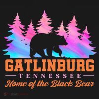 Gatlinburg Tennessee Home Of The Black Bear T-Shirt thumb 7