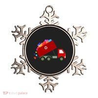 Garbage Truck Hearts Valentines Day Cool Gift Ornament thumb 0