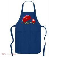 Garbage Truck Hearts Valentines Day Cool Gift Apron thumb 0