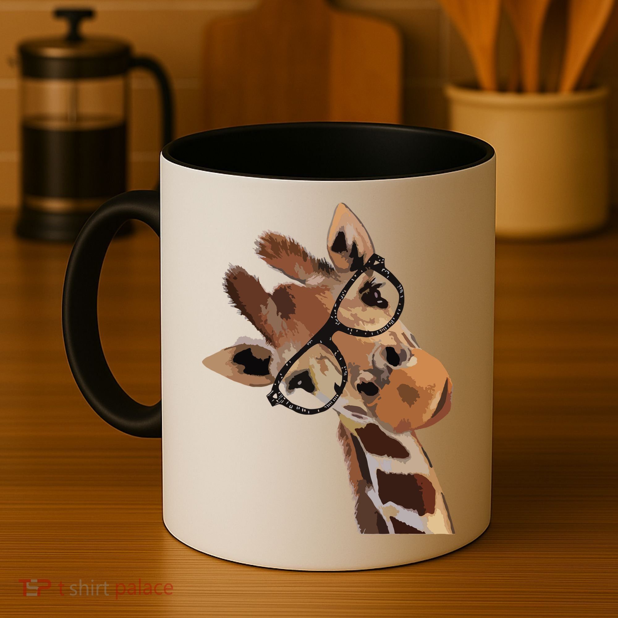 Good Time Hipster Giraffe Cute Giraffe Sunglasses Coffee Mug