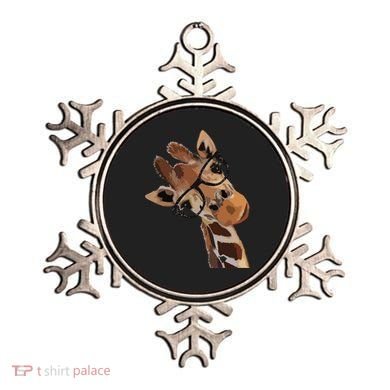 Good Time Hipster Giraffe Cute Giraffe Sunglasses Ornament