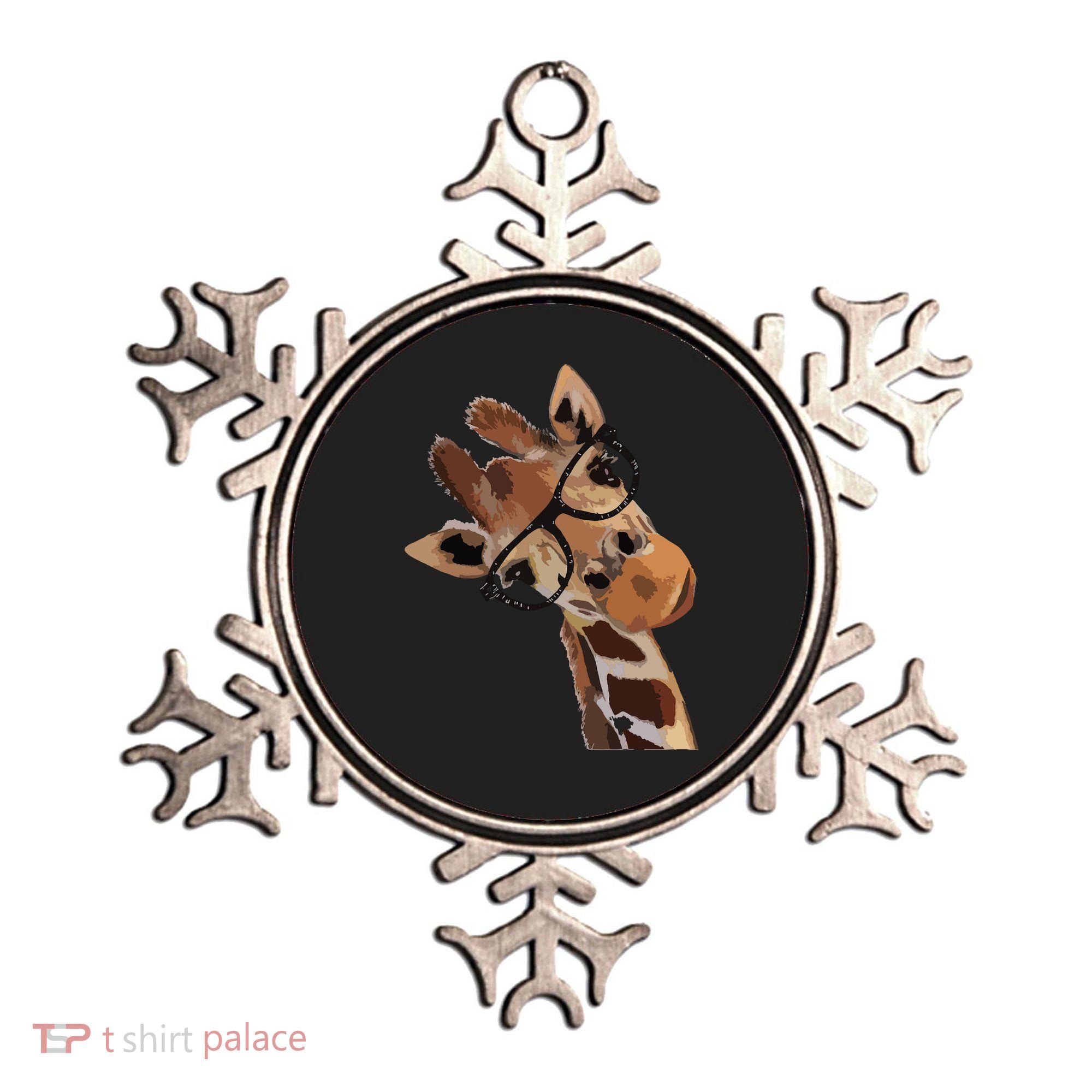 Good Time Hipster Giraffe Cute Giraffe Sunglasses Ornament
