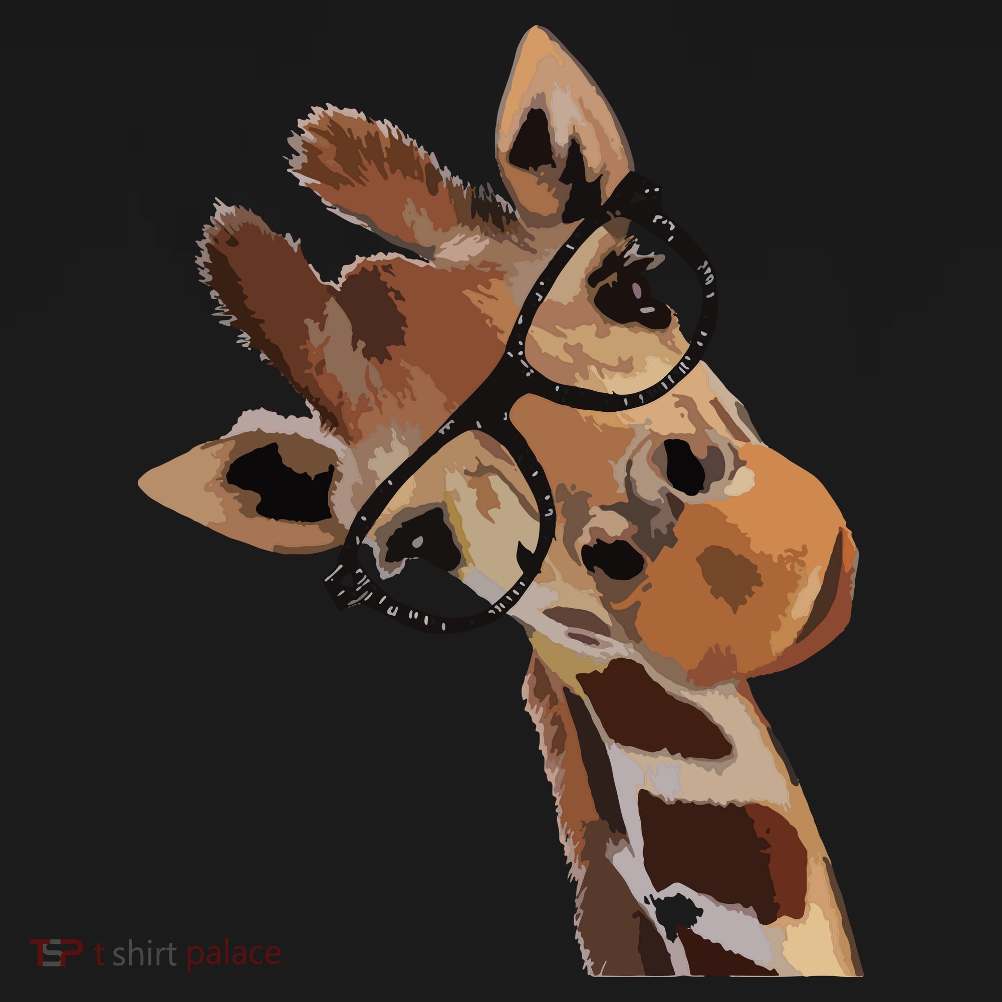 Good Time Hipster Giraffe Cute Giraffe Sunglasses Ornament