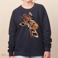 Good Time Hipster Giraffe Cute Giraffe Sunglasses Women's Sweatshirt thumb 0
