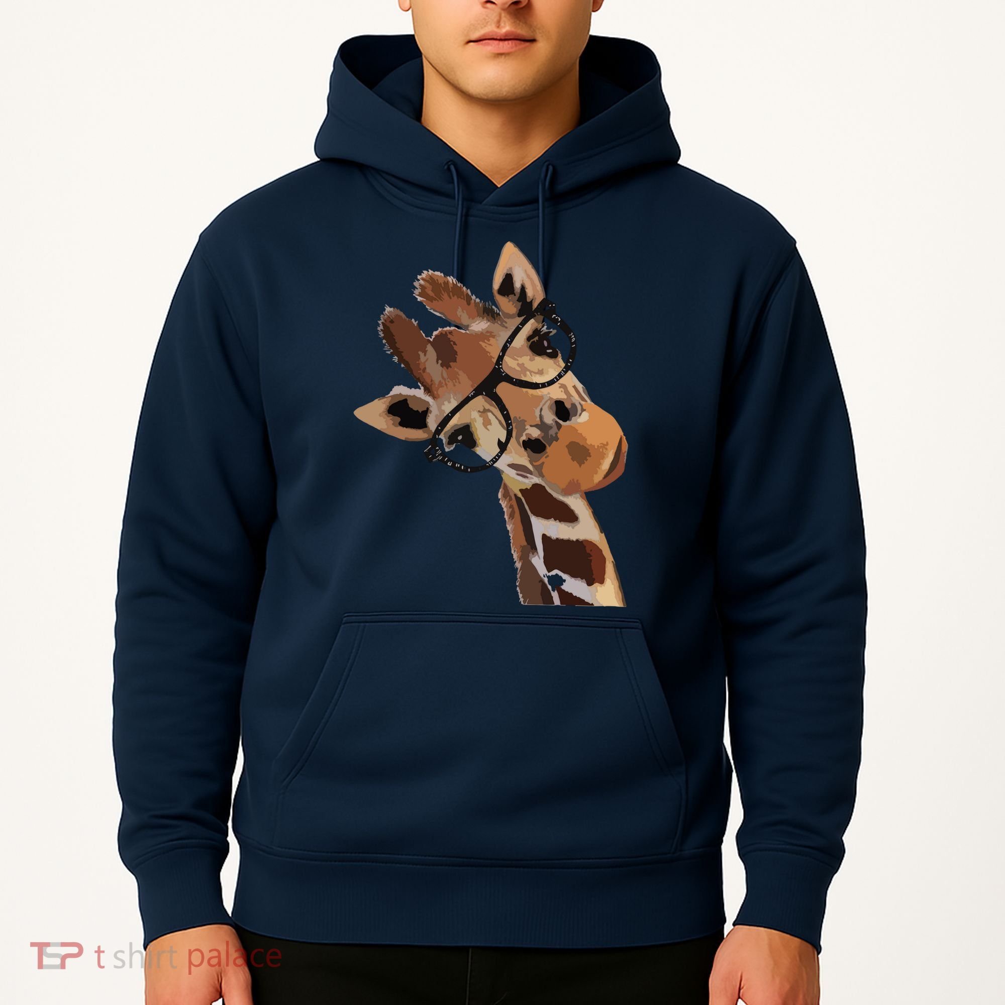 Good Time Hipster Giraffe Cute Giraffe Sunglasses Hoodie