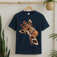 Good Time Hipster Giraffe Cute Giraffe Sunglasses T-Shirt thumb 2
