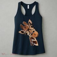 Good Time Hipster Giraffe Cute Giraffe Sunglasses Women's Tank Top thumb 3