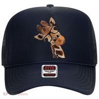 Good Time Hipster Giraffe Cute Giraffe Sunglasses Hat thumb 0