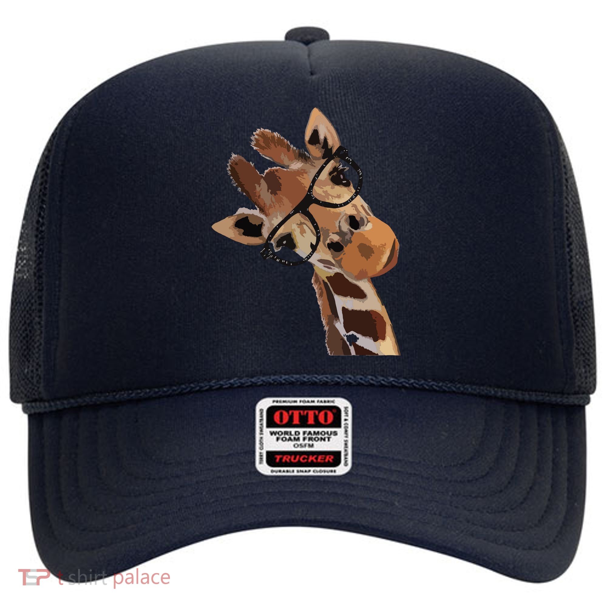 Good Time Hipster Giraffe Cute Giraffe Sunglasses Hat