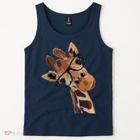 Good Time Hipster Giraffe Cute Giraffe Sunglasses Tank Top thumb 2