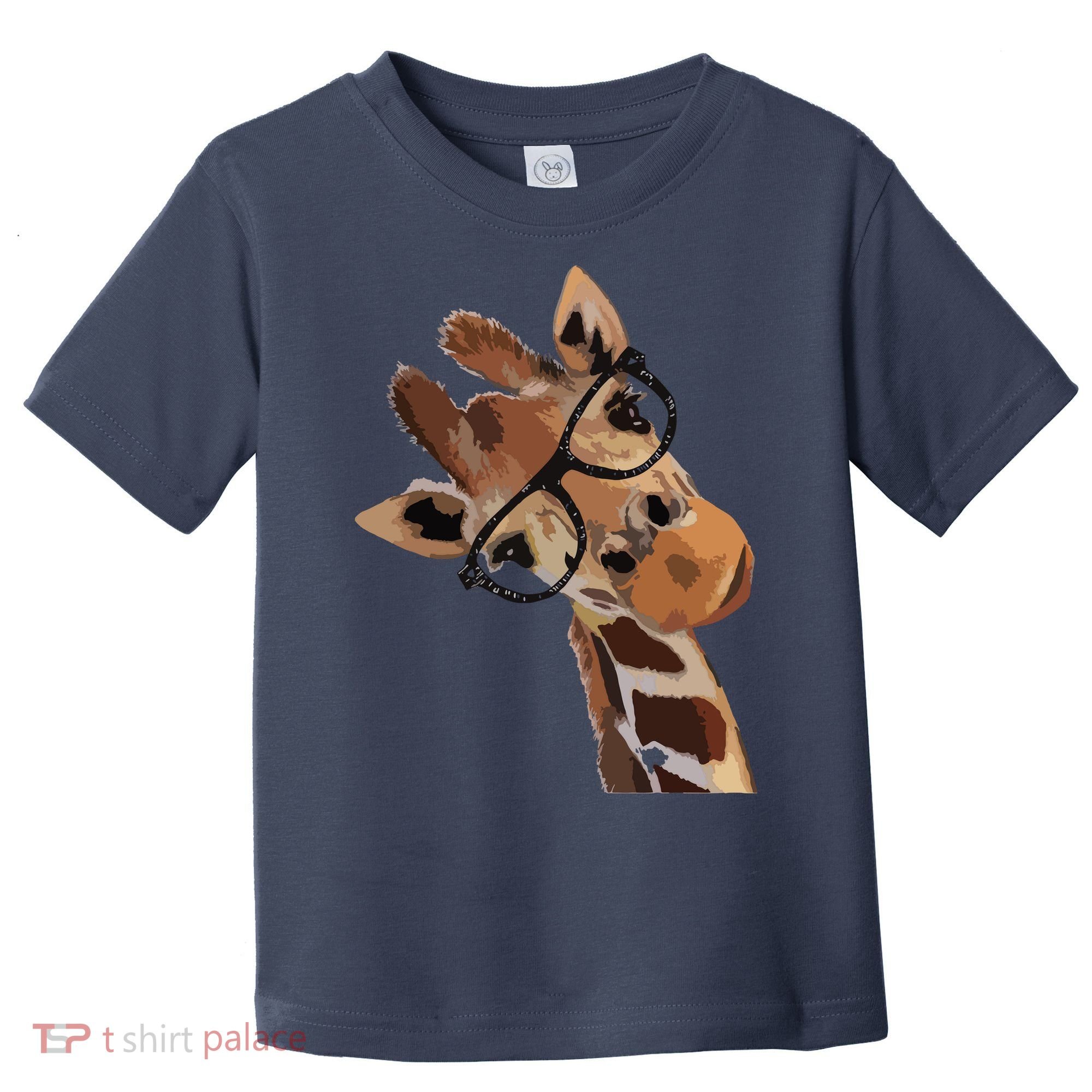 Good Time Hipster Giraffe Cute Giraffe Sunglasses Toddler T-Shirt
