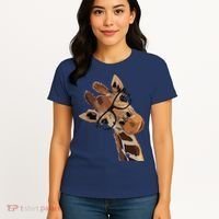 Good Time Hipster Giraffe Cute Giraffe Sunglasses Women's T-Shirt thumb 4