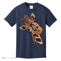 Good Time Hipster Giraffe Cute Giraffe Sunglasses Kids T-Shirt thumb 0