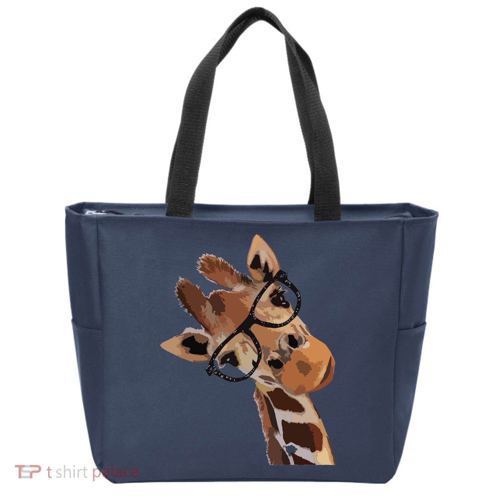 Good Time Hipster Giraffe Cute Giraffe Sunglasses Tote Bag