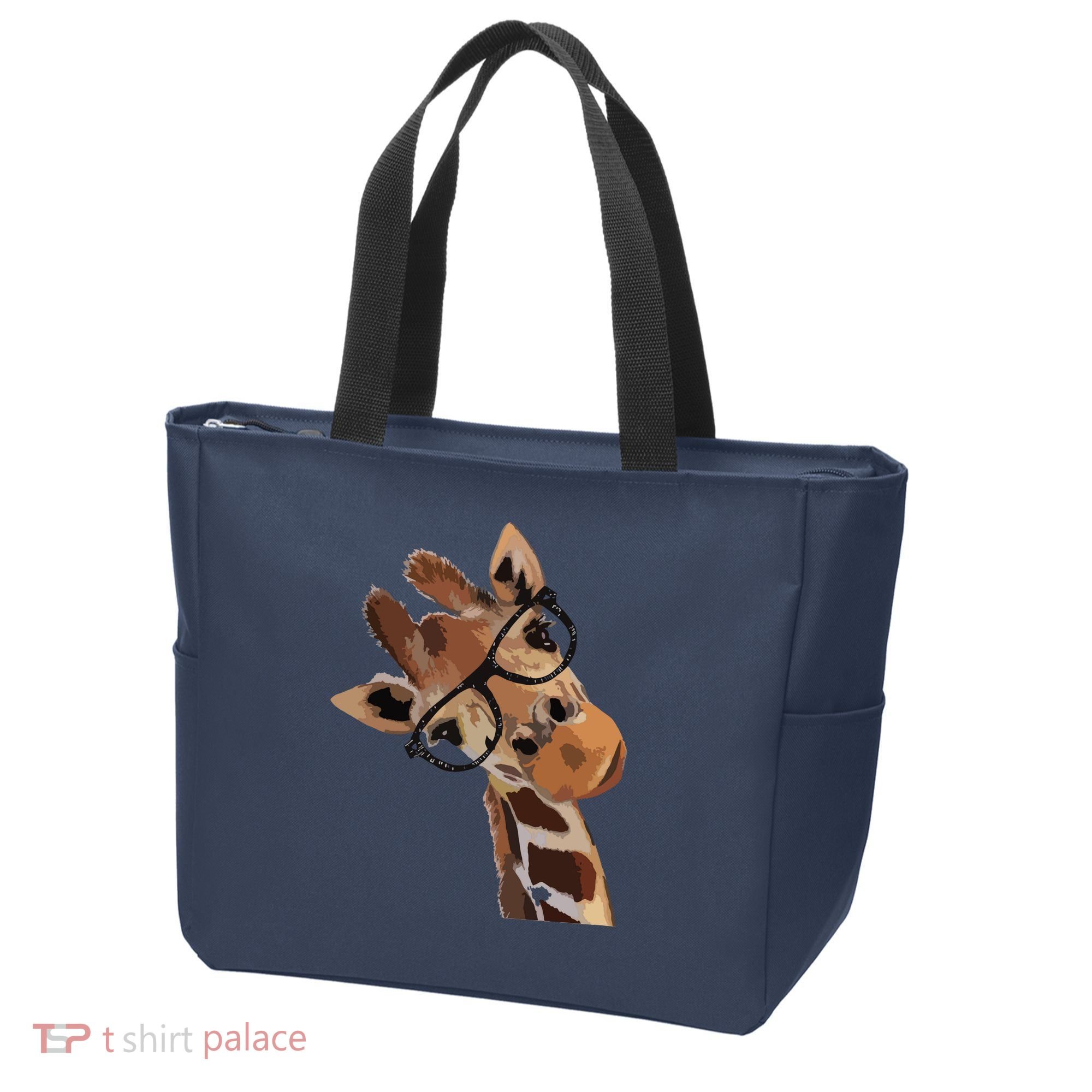 Good Time Hipster Giraffe Cute Giraffe Sunglasses Tote Bag