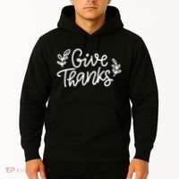 Give Thanks Holiday Thanksgiving Hoodie thumb 2