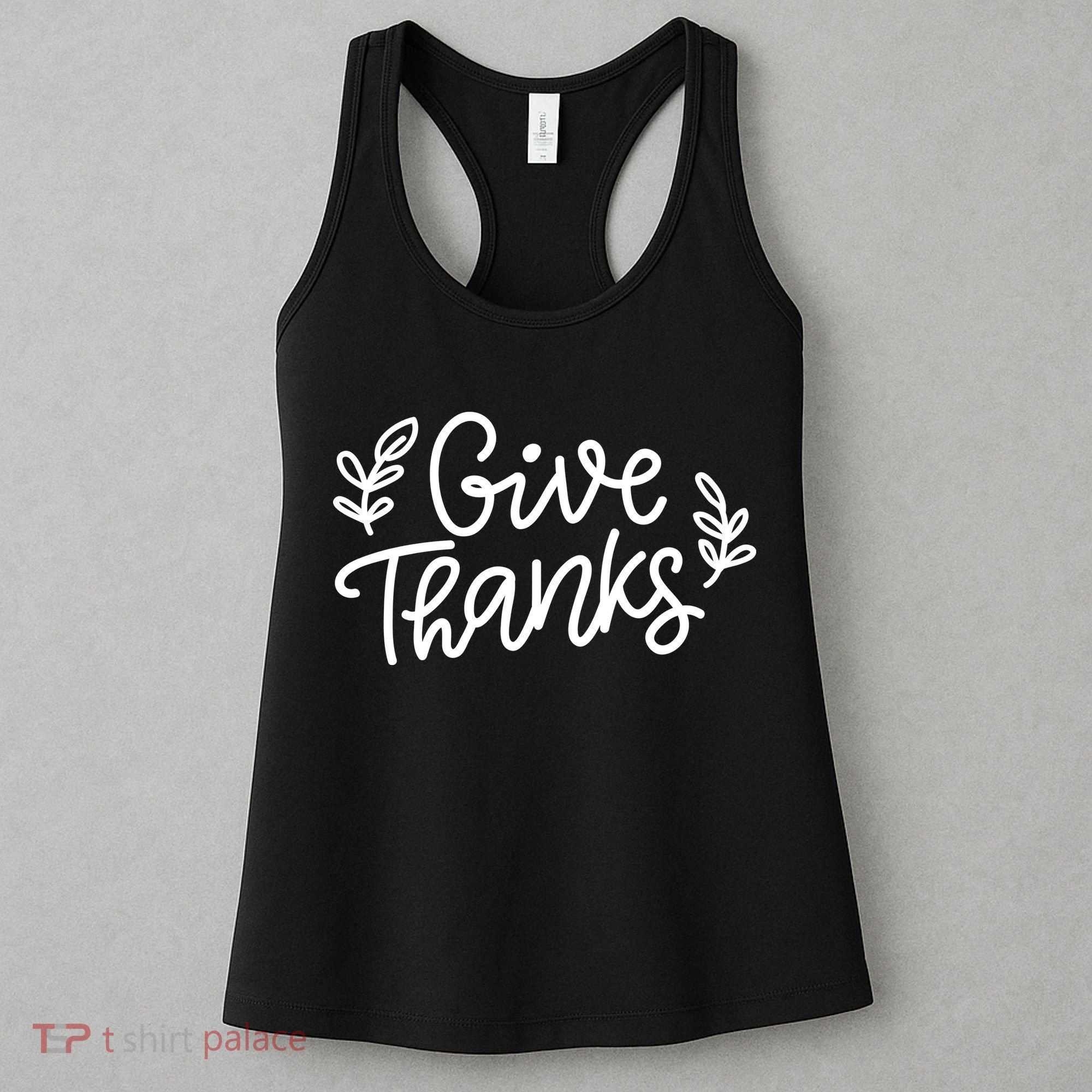 Give Thanks Holiday Thanksgiving Women's Tank Top