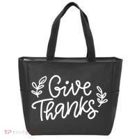 Give Thanks Holiday Thanksgiving Tote Bag thumb 0