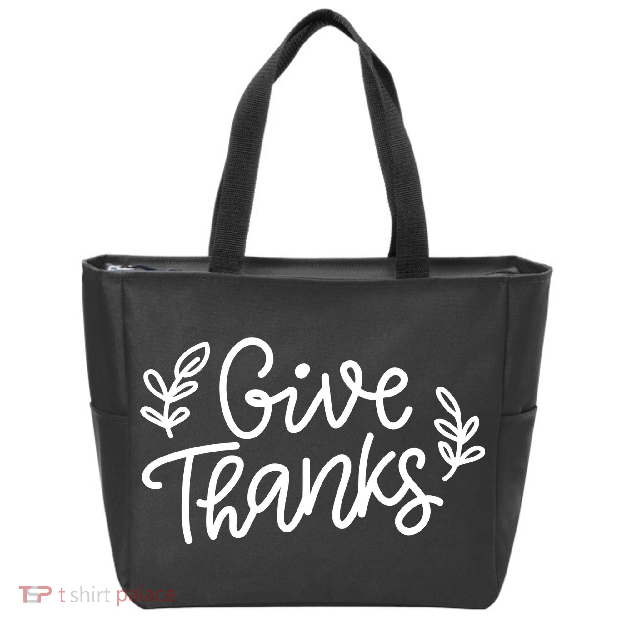 Give Thanks Holiday Thanksgiving Tote Bag
