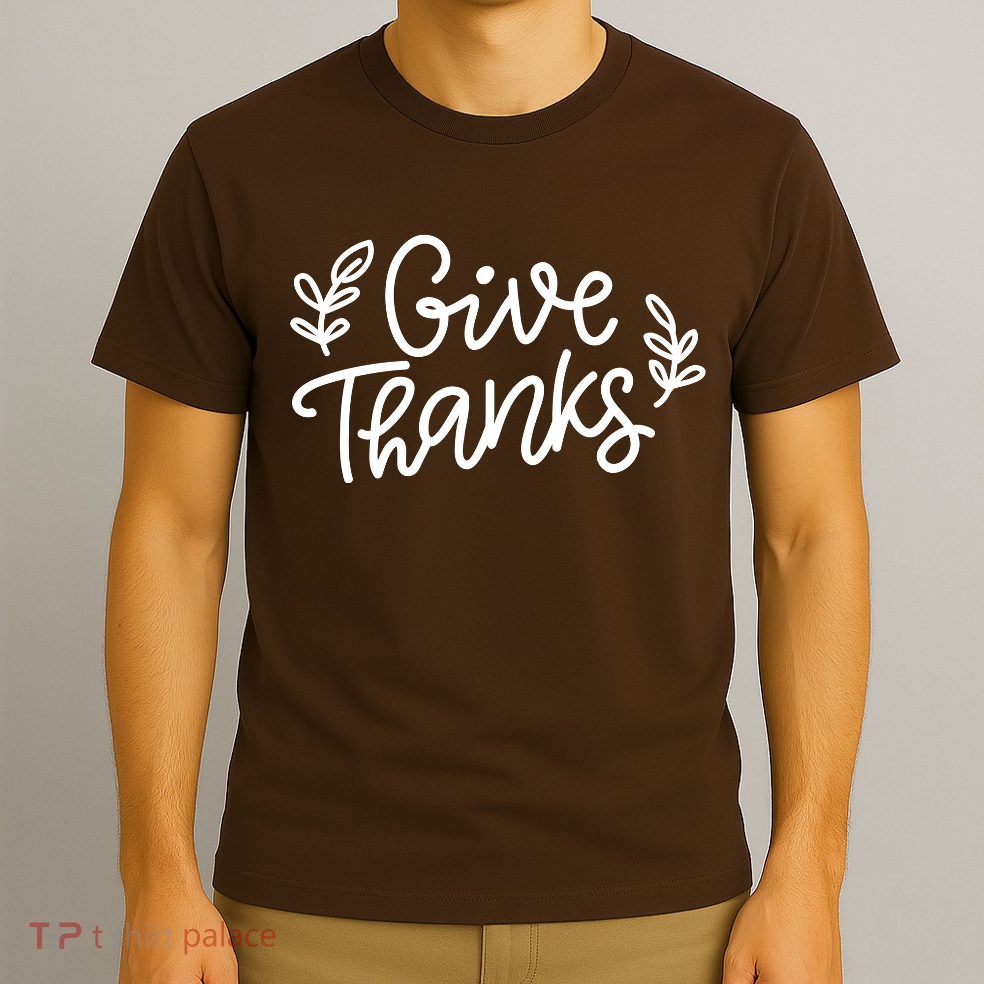 Give Thanks Holiday Thanksgiving T-Shirt
