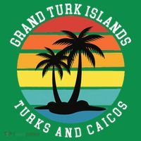 Grand Turk Islands Turks And Caicos Sunset Palm Trees Ornament thumb 1