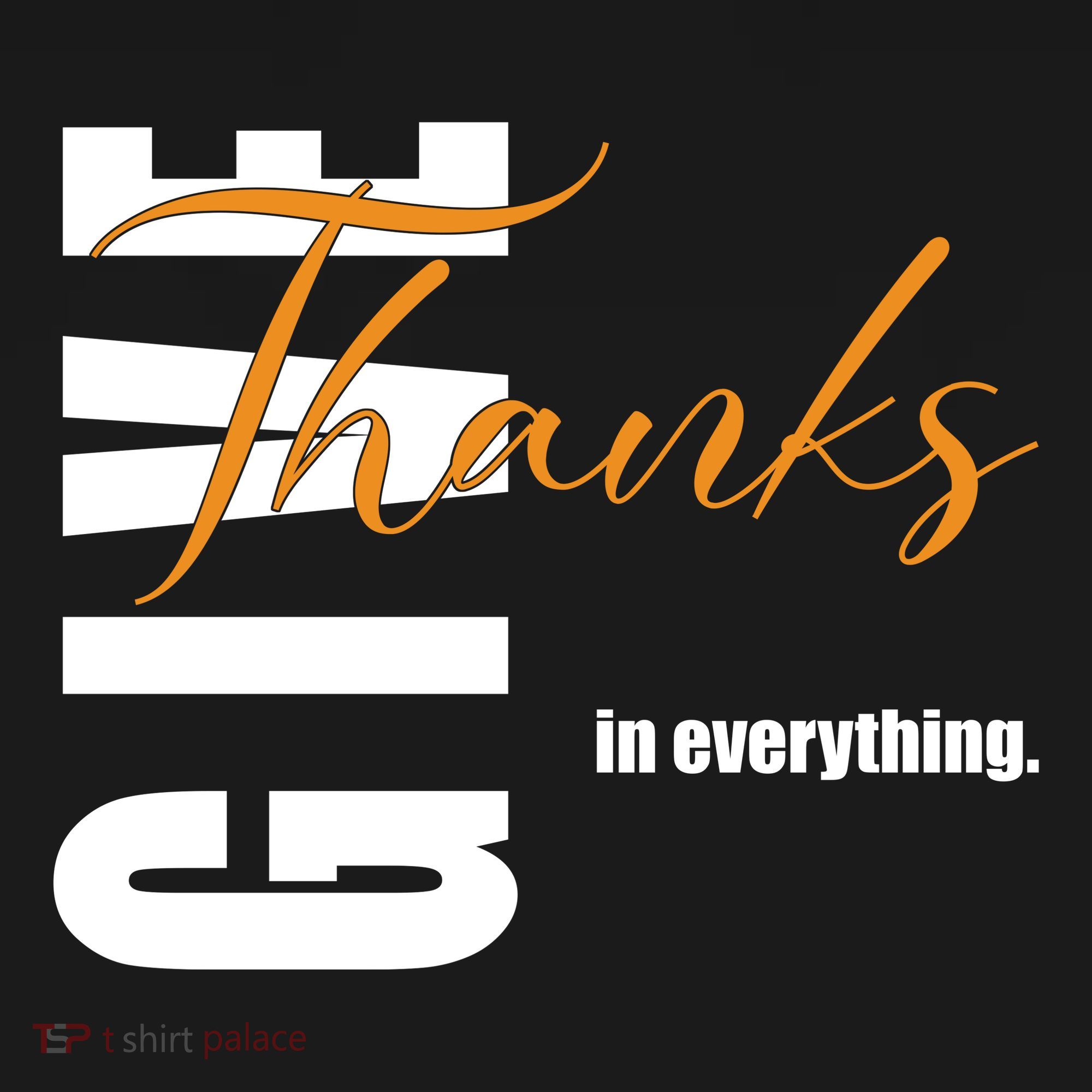 Give Thanks In Everything Thanksgiving Holiday Doggie Tank
