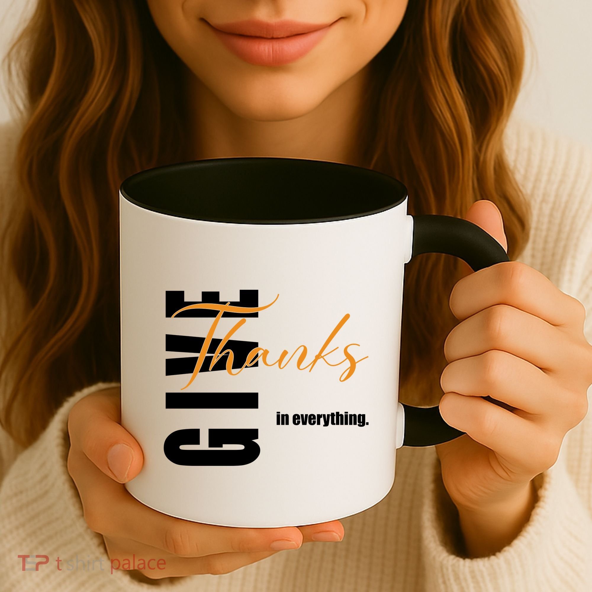 Give Thanks In Everything Thanksgiving Holiday Coffee Mug