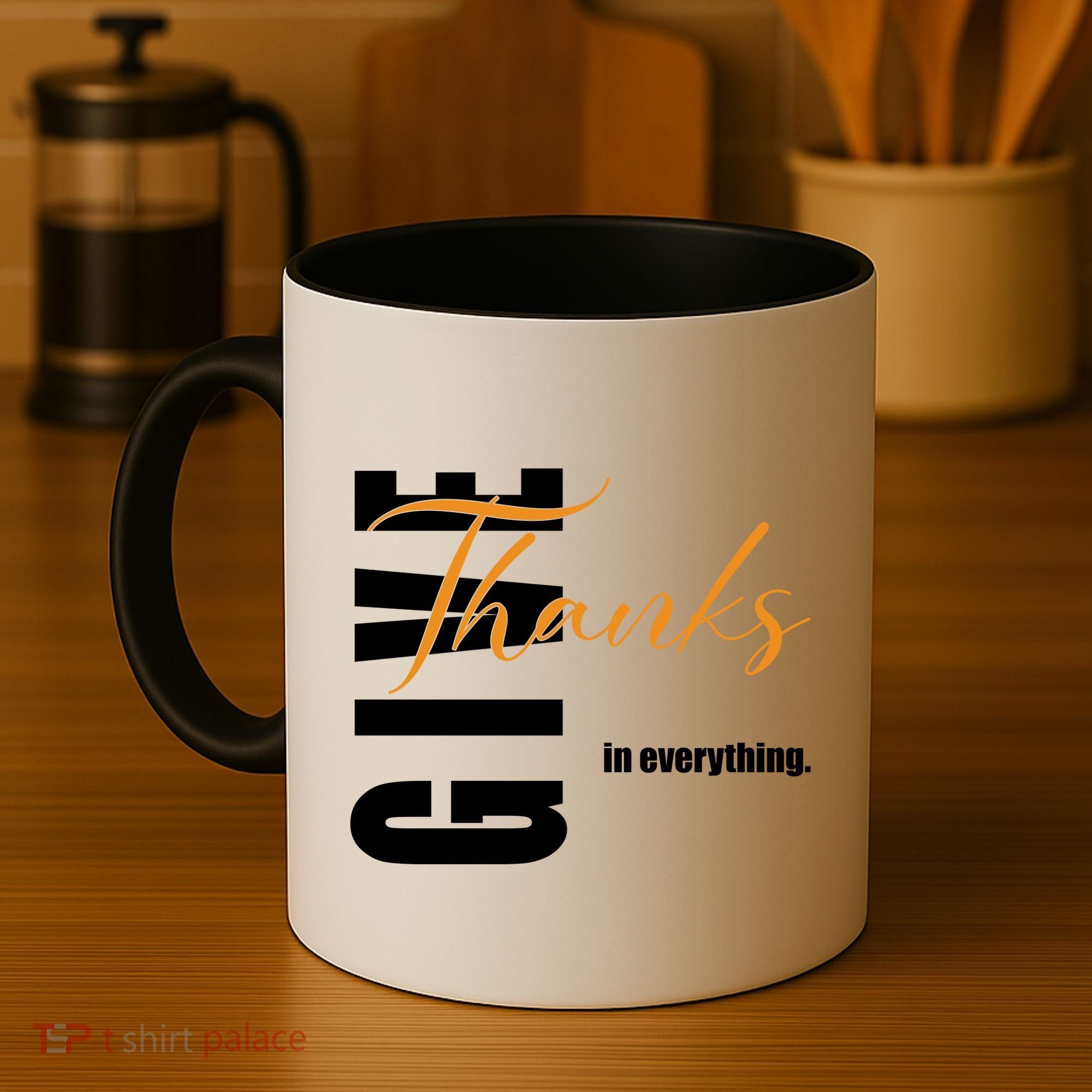 Give Thanks In Everything Thanksgiving Holiday Coffee Mug