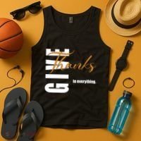 Give Thanks In Everything Thanksgiving Holiday Tank Top thumb 4