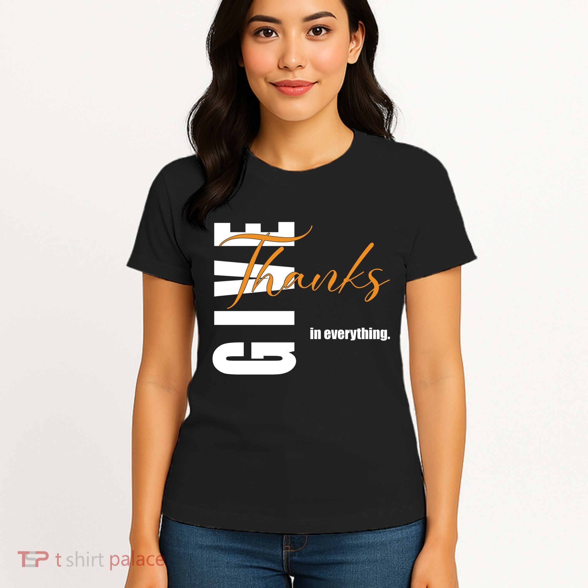 Give Thanks In Everything Thanksgiving Holiday Women's T-Shirt