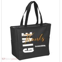 Give Thanks In Everything Thanksgiving Holiday Tote Bag thumb 2