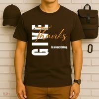 Give Thanks In Everything Thanksgiving Holiday T-Shirt thumb 6